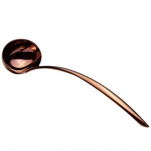 Bon Chef 9456RG 6 oz. Rose Gold Stainless Steel Serving Ladle with Hollow Cool Handle Bon Chef 9456RG 6 oz. Rose Gold Stainless Steel Serving Ladle with Hollow Cool Handle