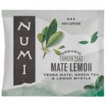 Numi Organic Mate Lemon Tea Bags - 18/Box