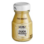 Heinz Dijon Mustard 2 oz. Personal Glass Bottle - 60/Case Heinz Dijon Mustard 2 oz. Personal Glass Bottle - 60/Case