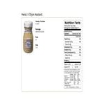 Heinz Dijon Mustard 2 oz. Personal Glass Bottle - 60/Case Heinz Dijon Mustard 2 oz. Personal Glass Bottle - 60/Case