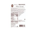 Monin Premium White Chocolate Flavoring Syrup 750 mL Monin Premium White Chocolate Flavoring Syrup 750 mL