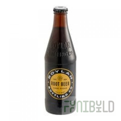 Stubborn Classic Root Beer Soda 12 fl. oz. - 18/Case