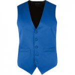 Henry Segal Men's Customizable Purple Satin Server Vest - 2XL Henry Segal Men's Customizable Purple Satin Server Vest - 2XL