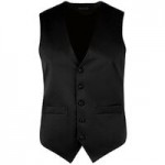 Henry Segal Men's Customizable Purple Satin Server Vest - 2XL Henry Segal Men's Customizable Purple Satin Server Vest - 2XL