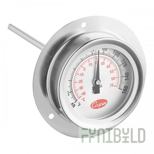 Cooper-Atkins Recessed Dial Thermometer with 6