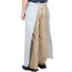 Intedge Gray Poly-Cotton Bistro Apron with 2 Pockets - 38 Intedge Gray Poly-Cotton Bistro Apron with 2 Pockets - 38