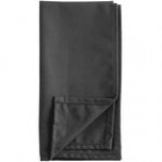 Oxford Black 100% Spun Polyester Cloth Napkins, 20 Oxford Black 100% Spun Polyester Cloth Napkins, 20