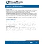 Chicago Metallic 44705 20 Cup 8.2 oz. Glazed Aluminized Steel Jumbo Pecan Roll / Muffin Pan - 17 7/8