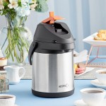 Acopa 2.2 Liter Stainless Steel Lined Decaf Airpot with Metal Lever