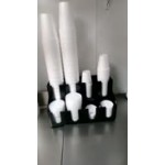 Choice Black 8-Section Countertop Cup and Lid Organizer