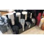 Choice Black 8-Section Countertop Cup and Lid Organizer
