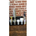 Choice Black 8-Section Countertop Cup and Lid Organizer