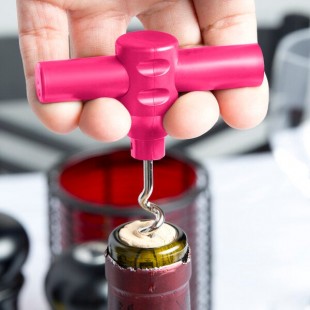 Franmara Raspberry Customizable Plastic Pocket Corkscrew 3008-22