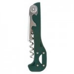 Franmara 2034T Boomerang Customizable Waiter's Corkscrew with Black Handle and Non-Stick Spiral