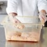Carlisle 10612C22 StorPlus Yellow Food Storage Box - 18 Carlisle 10612C22 StorPlus Yellow Food Storage Box - 18