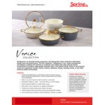 Spring USA Venice 4 Qt. Graphite Round Induction-Ready Chafer Casserole Pan with Cover 8856-9-28 Spring USA Venice 4 Qt. Graphite Round Induction-Ready Chafer Casserole Pan with Cover 8856-9-28