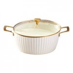 Spring USA Venice 4 Qt. Graphite Round Induction-Ready Chafer Casserole Pan with Cover 8856-9-28 Spring USA Venice 4 Qt. Graphite Round Induction-Ready Chafer Casserole Pan with Cover 8856-9-28