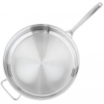 Vollrath 47747 Intrigue 9.5 Qt. Saute Pan with Helper Handle Vollrath 47747 Intrigue 9.5 Qt. Saute Pan with Helper Handle