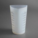 TableCraft HSMC34 1 Qt. (4 Cups) Flexible Silicone 3-Sided Measuring Cup