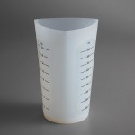TableCraft HSMC34 1 Qt. (4 Cups) Flexible Silicone 3-Sided Measuring Cup