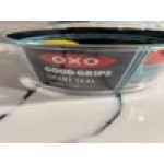 OXO Good Grips SmartSeal 1 Cup Clear Round Glass Container with Leakproof Snap-On Lid