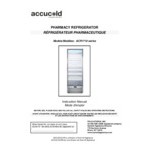 Summit Appliance ACR1718LH Accucold ACR Series 17.0 Cu. Ft. Stainless Steel Glass Door Reach-In Pharmacy Refrigerator with Left-Hand Swing Door - 115V
