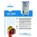 Carpigiani LB-1002 G RTX TRU-2 37 Qt. Water Cooled Ice Cream / Gelato Batch Freezer - 208-230V