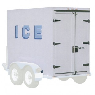 Polar Temp 3X7AD 3' x 7' Auto Defrost Refrigerated Ice Transport - 88 cu. ft.
