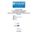 Polar Temp 3X7AD 3' x 7' Auto Defrost Refrigerated Ice Transport - 88 cu. ft. Polar Temp 3X7AD 3' x 7' Auto Defrost Refrigerated Ice Transport - 88 cu. ft.