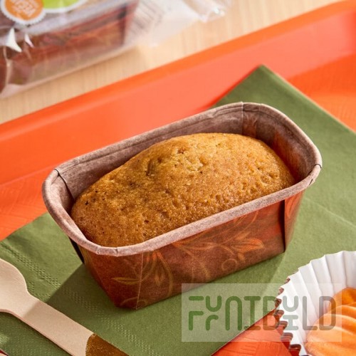 Abe's Vegan Mini Pumpkin Pound Cake 3.4 oz. - 24/Case