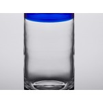 Acopa Tropic 16 oz. Cooler Glass with Blue Rim - 12/Case Acopa Tropic 16 oz. Cooler Glass with Blue Rim - 12/Case