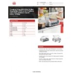Carnival King HDRG24 24 Hot Dog Roller Grill with 9 Rollers and Glass Sneeze Guard - 120V, 1170W