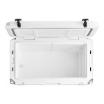 CaterGator CG65WHW White 65 Qt. Mobile Rotomolded Outdoor Cooler / Ice Chest