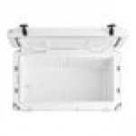 CaterGator CG65WHW White 65 Qt. Mobile Rotomolded Outdoor Cooler / Ice Chest