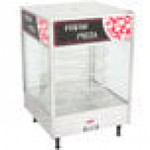 Nemco 6452 Single Door Rotating 4-Tier Pizza Merchandiser with 18 Nemco 6452 Single Door Rotating 4-Tier Pizza Merchandiser with 18