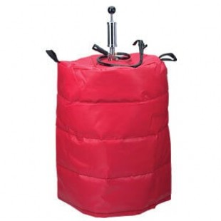 Micro Matic KJ-01 Red Vinyl Keg Jacket for Half Kegs