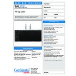Continental Refrigerator KC79N Double Tap Kegerator Beer Dispenser - Black, (3) 1/2 Keg Capacity Continental Refrigerator KC79N Double Tap Kegerator Beer Dispenser - Black, (3) 1/2 Keg Capacity