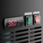 Avantco UDD-48-HC Double Tap Kegerator Beer Dispenser - Black, (2) 1/2 Keg Capacity