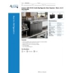 Avantco UDD-48-HC Double Tap Kegerator Beer Dispenser - Black, (2) 1/2 Keg Capacity