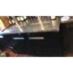 Avantco UDD-48-HC Double Tap Kegerator Beer Dispenser - Black, (2) 1/2 Keg Capacity