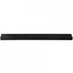 Cambro VBR6110 Black 6' Versa Food / Salad Bar with Standard Casters