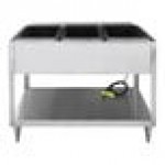 Vollrath 38003 ServeWell® Electric Three Pan Hot Food Table 120V - Sealed Well