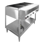 Vollrath 38003 ServeWell® Electric Three Pan Hot Food Table 120V - Sealed Well