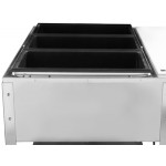 Vollrath 38003 ServeWell® Electric Three Pan Hot Food Table 120V - Sealed Well