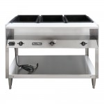 Vollrath 38003 ServeWell® Electric Three Pan Hot Food Table 120V - Sealed Well