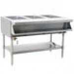 Vollrath 38003 ServeWell® Electric Three Pan Hot Food Table 120V - Sealed Well
