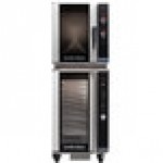 Moffat E33D5/P10M Turbofan Bolt Half Size Electric Digital Convection Oven with Steam Injection and 10 Tray Holding Cabinet / Proofer - 220V Moffat E33D5/P10M Turbofan Bolt Half Size Electric Digital Convection Oven with Steam Injection and 10 Tray Holding Cabinet / Proofer - 220V
