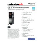 Moffat E33D5/P10M Turbofan Bolt Half Size Electric Digital Convection Oven with Steam Injection and 10 Tray Holding Cabinet / Proofer - 220V Moffat E33D5/P10M Turbofan Bolt Half Size Electric Digital Convection Oven with Steam Injection and 10 Tray Holding Cabinet / Proofer - 220V