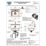 T&S CH-3101-S 17 1/4