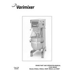 Varimixer V60A 60 Qt. Commercial Planetary Floor Mixer with Accessories - 208V, 3 hp